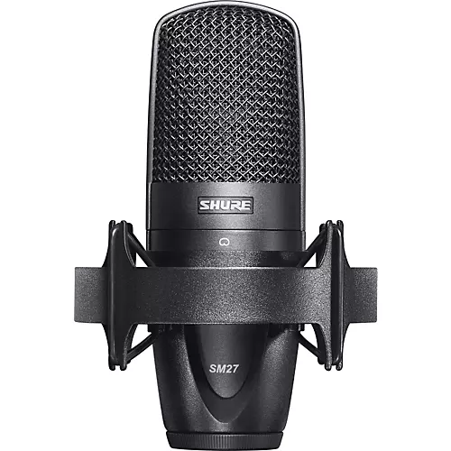 Shure SM27 Large-Diaphragm Condenser Mic With Shockmount and Bag