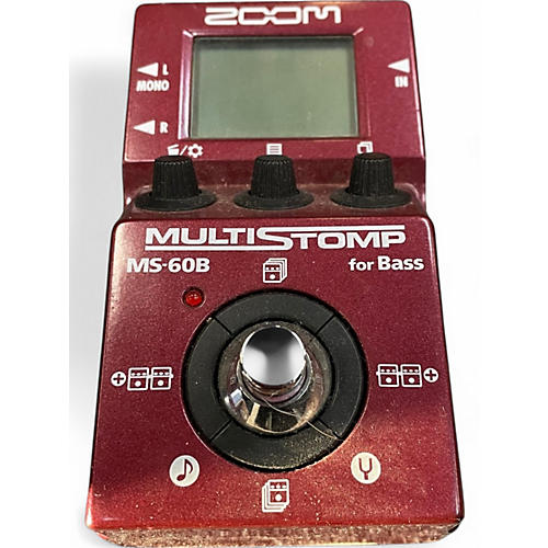 Used Zoom MS60B MULTI STOMP Bass Effect Pedal