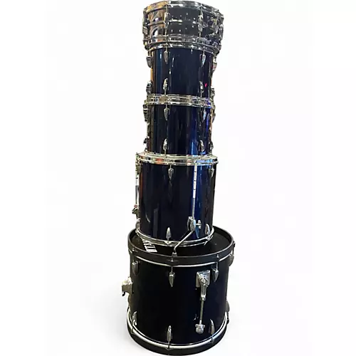 Used TAMA 5 Piece Imperialstar Black Drum Kit Black