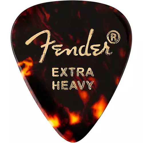 Fender 351 Standard Guitar Picks Extra Heavy 1 Dozen