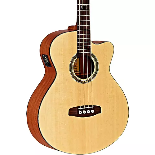 Ortega Deep Series 5 D538-4 Mahogany Acoustic-Electric Bass Open Pore Natural