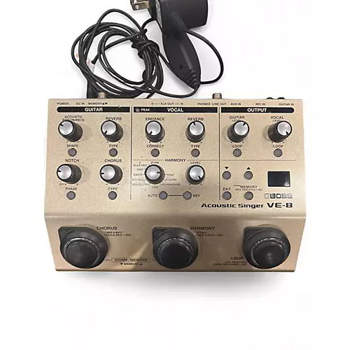 Used BOSS VE8 Acoustic Singer Effect Processor