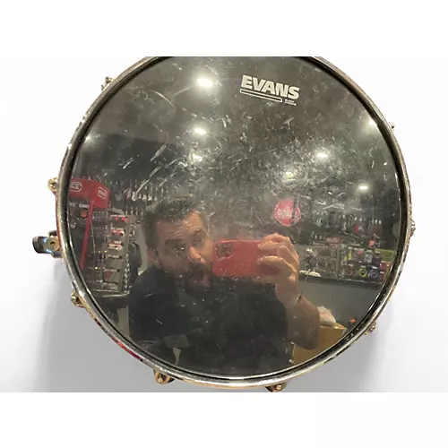 Used Yamaha 14in KSD-245 SNARE Silver Drum Silver 33