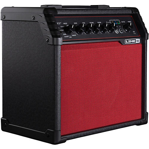 Line 6 Spider V 20 MKII Red Edition Combo Guitar Amp Black and Red