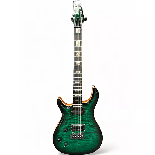 Used Carvin CT6M Trans Green Electric Guitar Trans Green