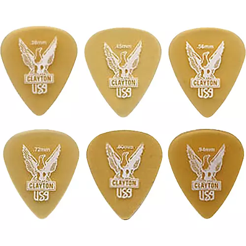 Clayton Ultem Standard Guitar Picks .72 mm 1 Dozen