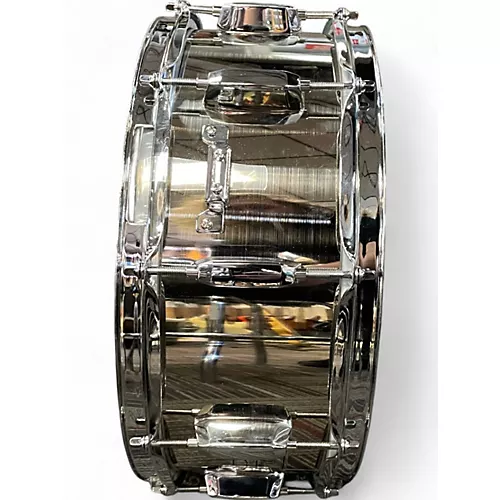 Used Pearl 14in steel  Brushed Steel Drum Brushed Steel 33