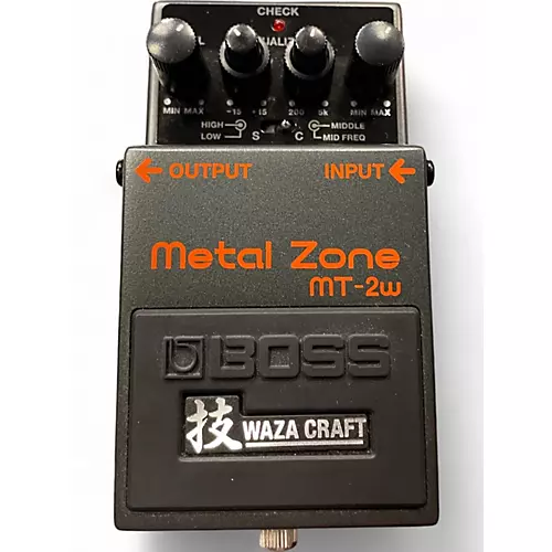 Used BOSS MT2W Metal Zone Waza Craft Effect Pedal