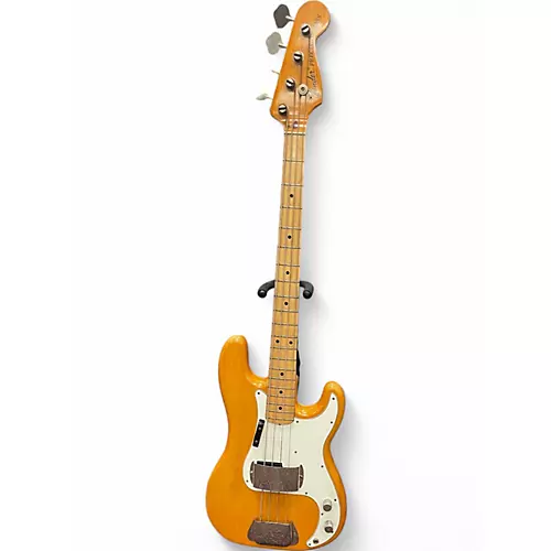 Vintage 1974 Fender PRECISION BASS Natural Electric Bass Guitar Natural