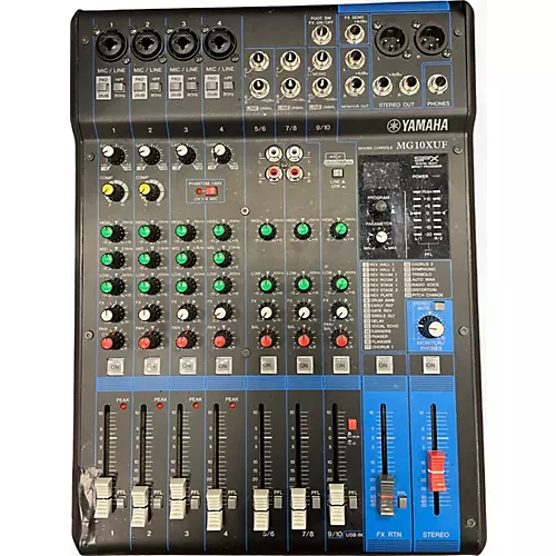Used Yamaha MG10XUF Unpowered Mixer