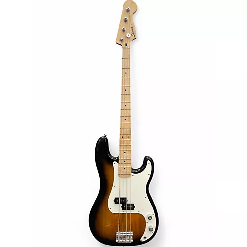 Used Squier Precision Bass 2 Color Sunburst Electric Bass Guitar 2 Color Sunburst