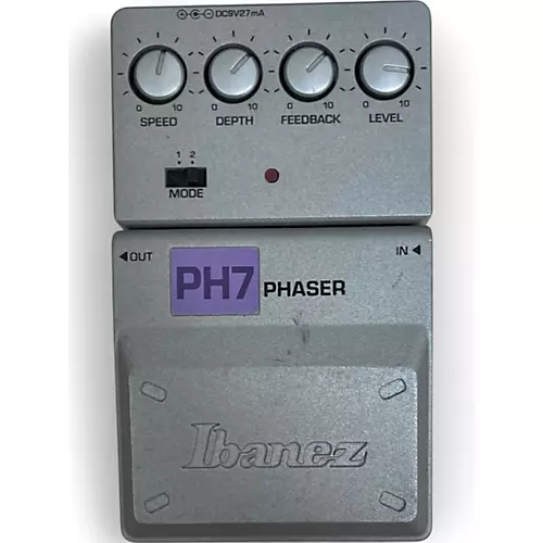 Used Ibanez PH7 Phaser Effect Pedal