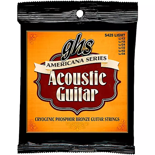 GHS Americana Light Acoustic Guitar Strings (12-54)