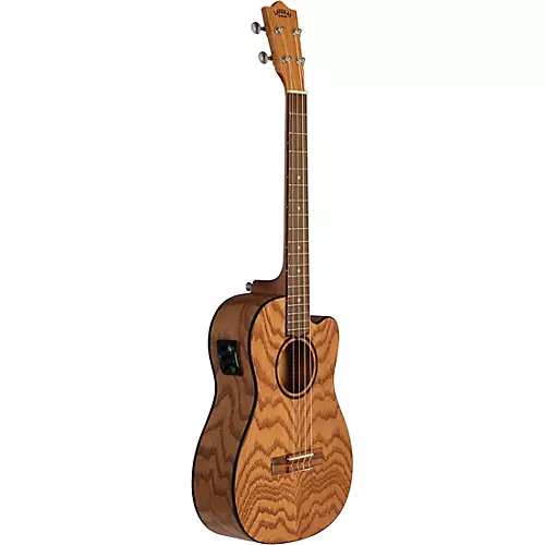 Lanikai Oak Acoustic-Electric Baritone Ukulele With Cutaway Natural