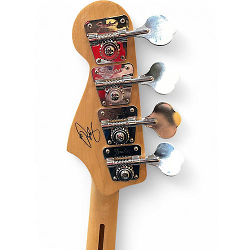 Used Fender Geddy Lee Signature Jazz Bass Black Electric Bass Guitar Black