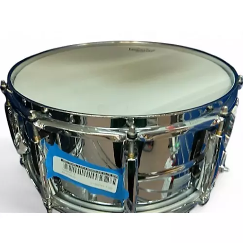 Used Pearl 6.5X14 Sensitone Elite Snare Drum Chrome Chrome 15
