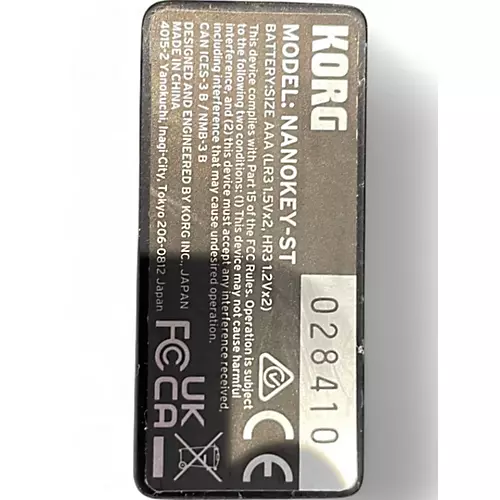 Used KORG Nano Key MIDI Controller