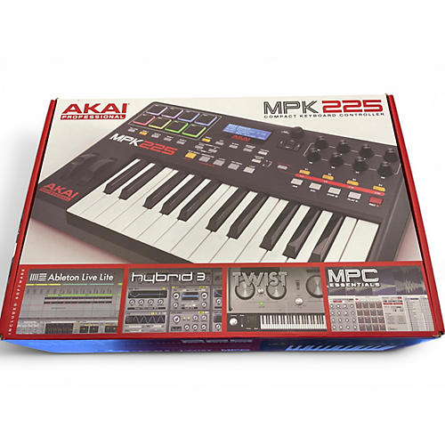 Used Akai Professional MPK225 25-Key MIDI Controller
