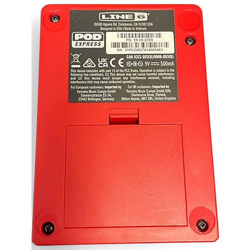 Used Line 6 Pocket Pod Express Amp Modeler Effect Processor