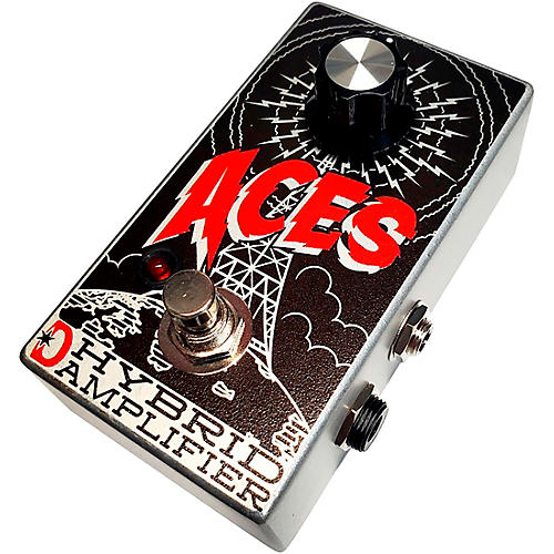 Daredevil Pedals ACES Hybrid Amplifier Effects Pedal Black and Red