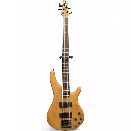 Used 1998 Ibanez SR405 5 String Natural Electric Bass Guitar Natural