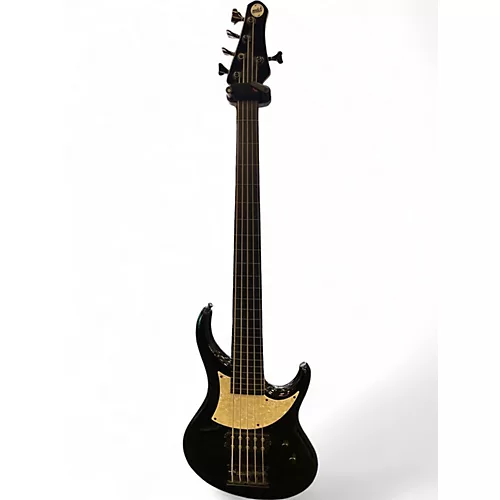 Used MTD Kingston 5 String Fretless Black Electric Bass Guitar Black