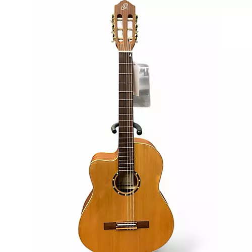 Used Ortega RCE131SN-L Natural Nylon String Acoustic Guitar Natural