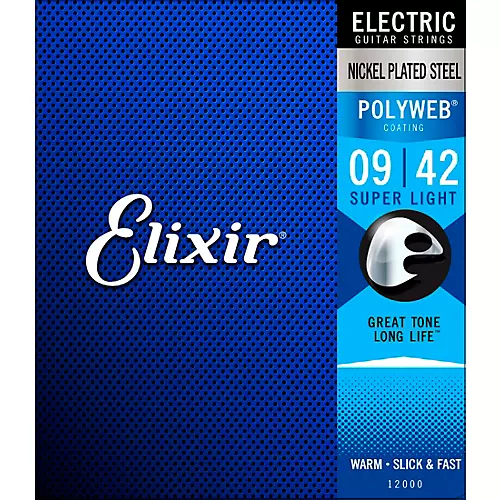 Elixir POLYWEB Super Light (9-42) Electric Guitar Strings