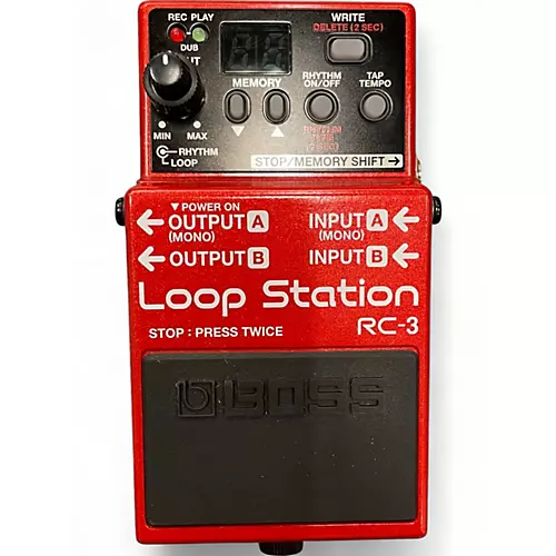 Used BOSS RC3 Loop Station Pedal