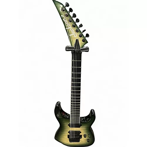 Used Jackson SL7Q Pro Series Soloist ALIEN BURST Solid Body Electric Guitar ALIEN BURST