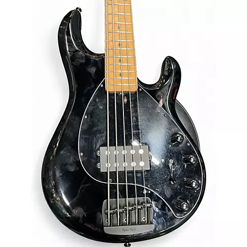 Used 2022 Ernie Ball Music Man Stingray 5 H Black Electric Bass Guitar Black