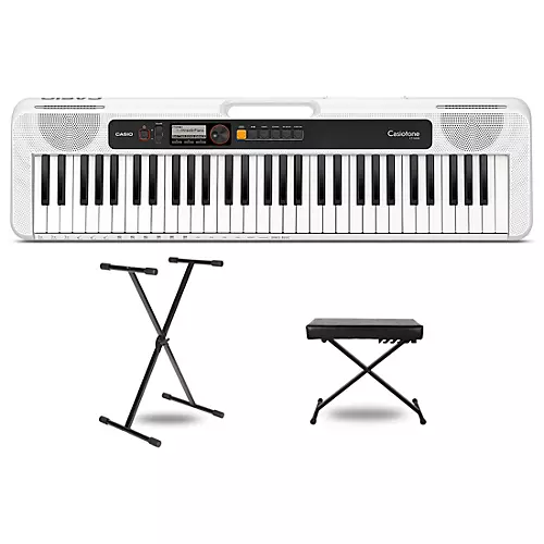 Casio Casiotone CT-S200 Keyboard With Stand and Bench White