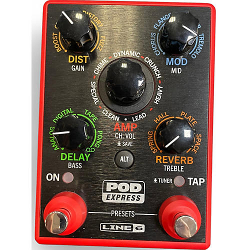 Used Line 6 Pocket Pod Express Amp Modeler Effect Processor