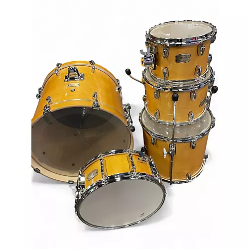 Used Yamaha 5 Piece Stage Custom Natural Drum Kit Natural