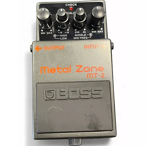 Used BOSS MT2 Metal Zone Distortion Effect Pedal