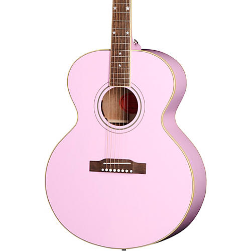 Epiphone Inspired by Gibson Custom J-180 LS Acoustic-Electric Guitar Pink