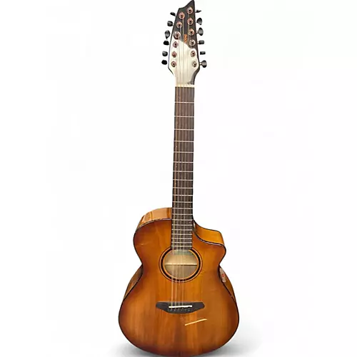 Used Breedlove PURSUIT EX S CONCERT A 12 ST CE Amber 12 String Acoustic Electric Guitar Amber