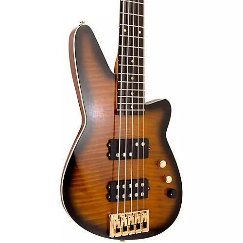 Reverend Mercalli 5 FM 5-String Electric Bass Guitar Coffee Burst