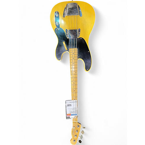 Used 2021 Fender CUSTOM SHOP LIMITED EDITION 1951 P BASS JOURNEY MAN RELIC Butterscotch Electric Bass Guitar Butterscotch