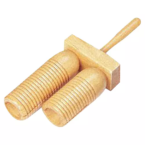 Rhythm Band RB702W Wood Agogo with Mallet