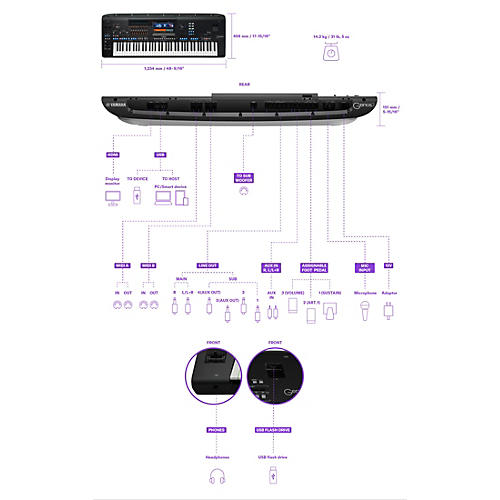 Yamaha Genos2 Arranger Workstation