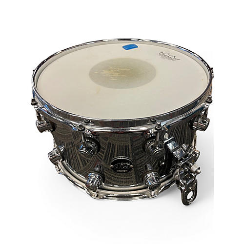 Used DW 8X14 Performance Series Steel Snare Stainless Steel Drum Stainless Steel 18