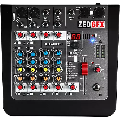 Allen & Heath ZED-6FX 6-Channel Mixer With FX