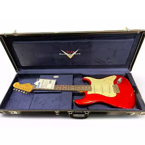 Used 2024 Fender CUSTOM SHOP LTD 63 STRATOCASTER JRN RED Solid Body Electric Guitar RED