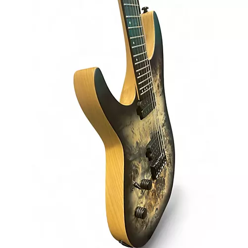 Used Schecter Guitar Research Reaper 6 Left Handed Charcoal Electric Guitar Charcoal