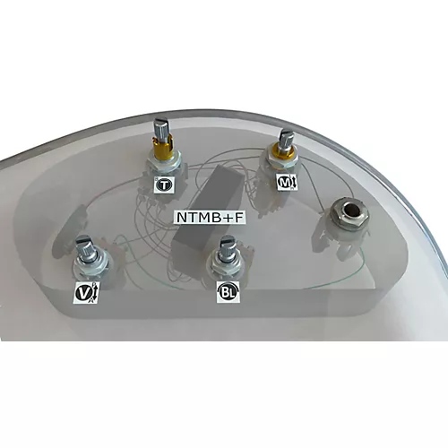 Bartolini HR-4.6AP/918 3-Band NTMB+F Preamp, 4 Pots