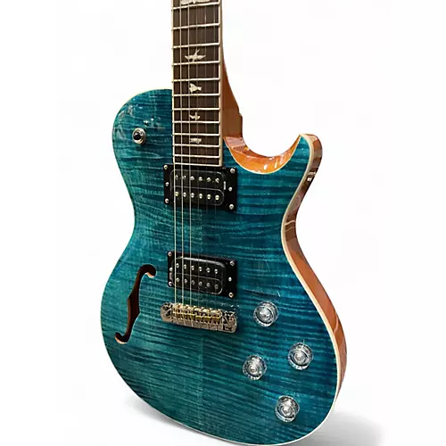 Used PRS Zach Myers Signature SE Blue Solid Body Electric Guitar Blue