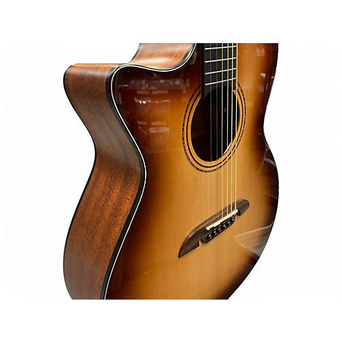 Used Alvarez AG60LCE Grand Auditorium Left Handed PALE BURST Acoustic Electric Guitar PALE BURST