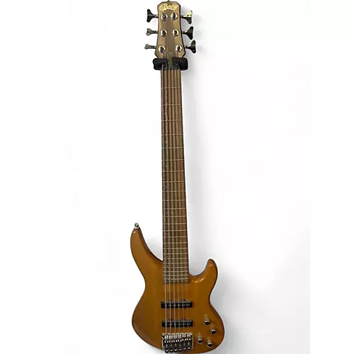 Used Copley 6 String Bass Natural Electric Bass Guitar Natural