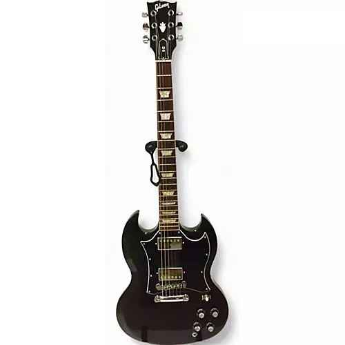 Used Gibson SG Standard Black Solid Body Electric Guitar Black
